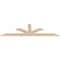 Ekena Millwork Richland Smooth Timber Gable Bracket, Douglas Fir, 96"W x 28"H x 1 1/2"D x 5 1/2"F, 7/12 Pitch GBW096X28X0206RIC00SDF - alternate 4